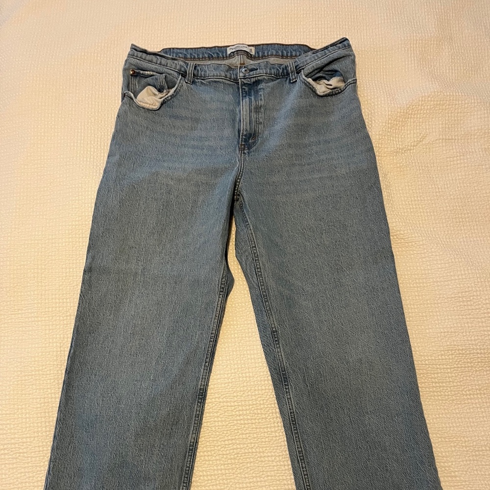 Abercrombie 18 LONG High Rise 90s relaxed jeans